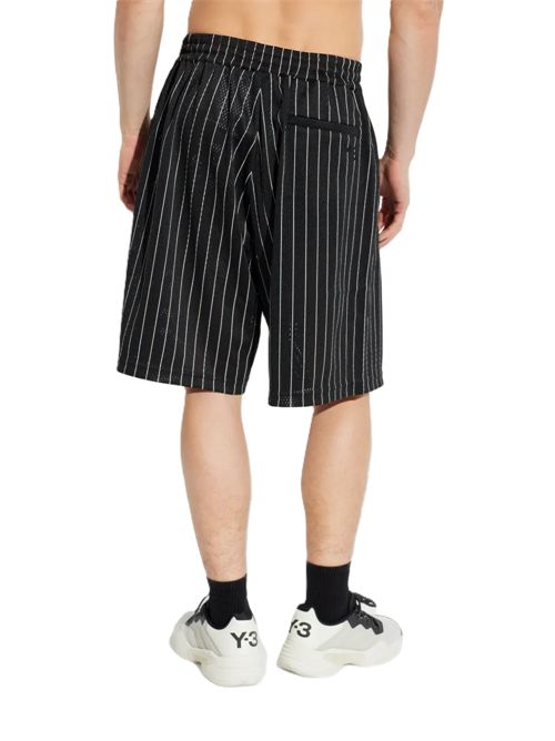 Y-3Bermuda a righe con coulisse Adidas Y3 | KQ9829BLACK